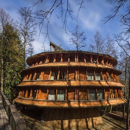 Villa Huilo Huilo Reino Fungi à Puerto Fuy Extérieur photo